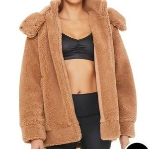 ALO YOGA Sherpa Coat HENNA Brown jacket XS